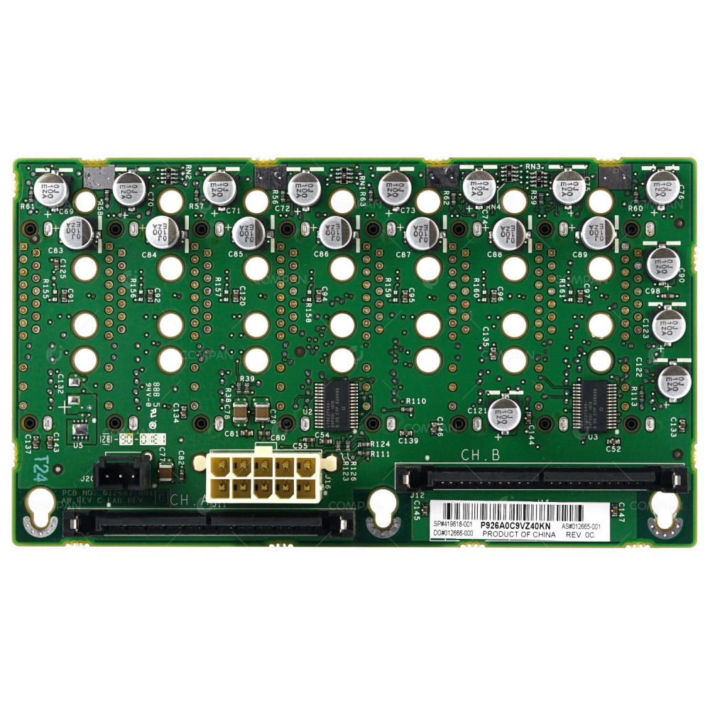 419618-001 HP BACKPLANE 8-BAY 2.5 SFF HDD SAS SATA FOR PROLIANT DL585 G6 012665-001, 012666-000