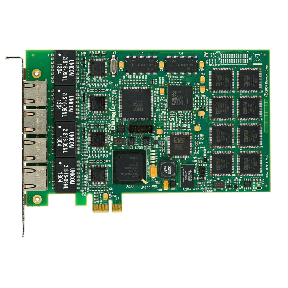 50-0447-01 DIAGOLIC DIVA QUAD PORT 4BRI-8 TERMINAL ADAPTER PCIE
