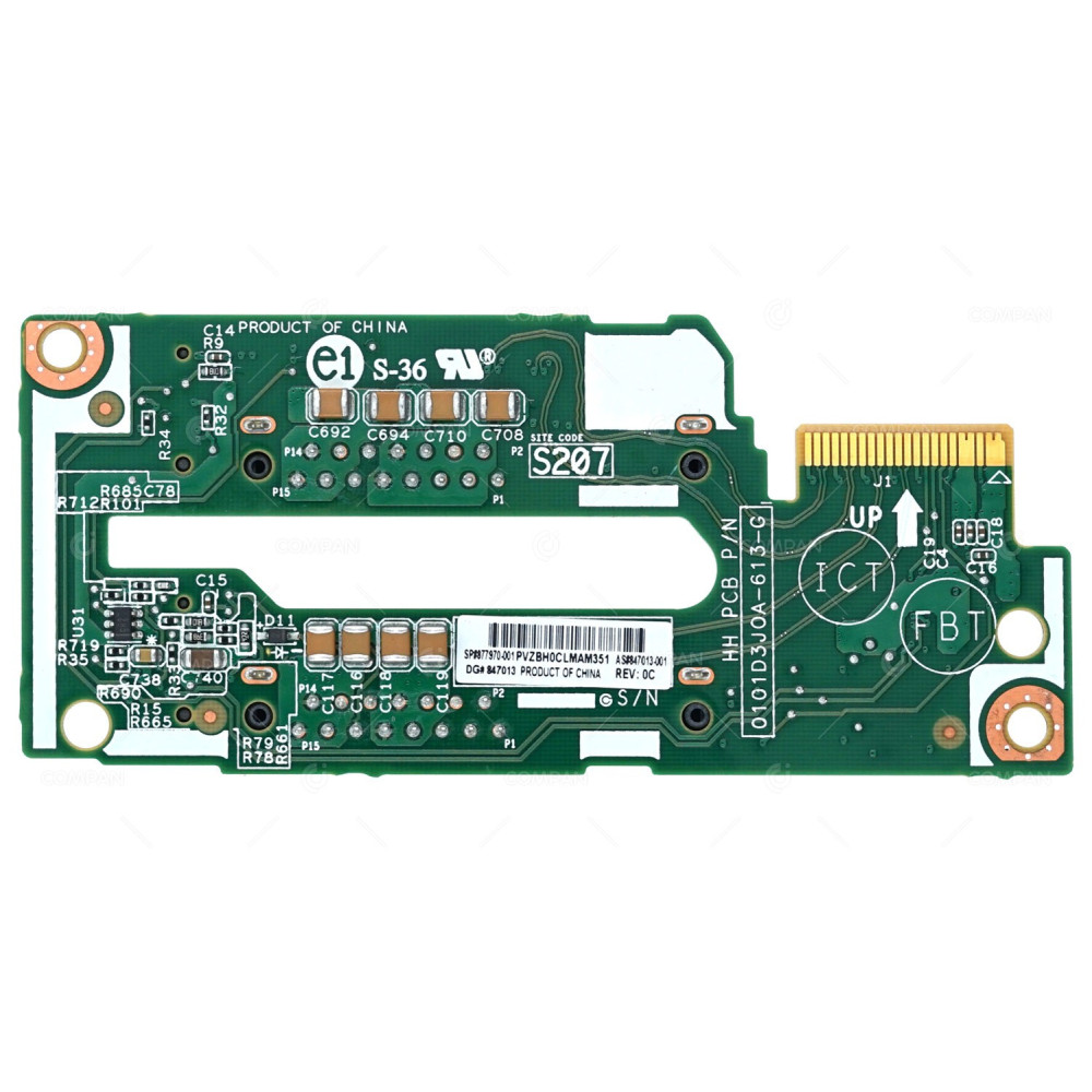 877970-001 HP BACKPLANE 2BAY 2.5 SFF FOR BLC460 G10 847013-001