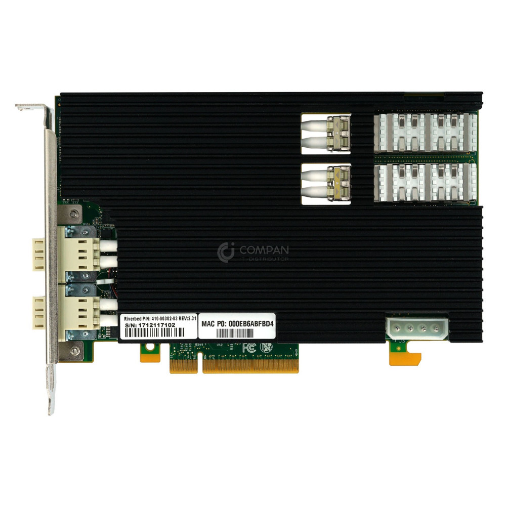 410-00302-03 RIVERBED 2-PORT 10-GBE FIBER SR NIC-1-010G-2SR-BP