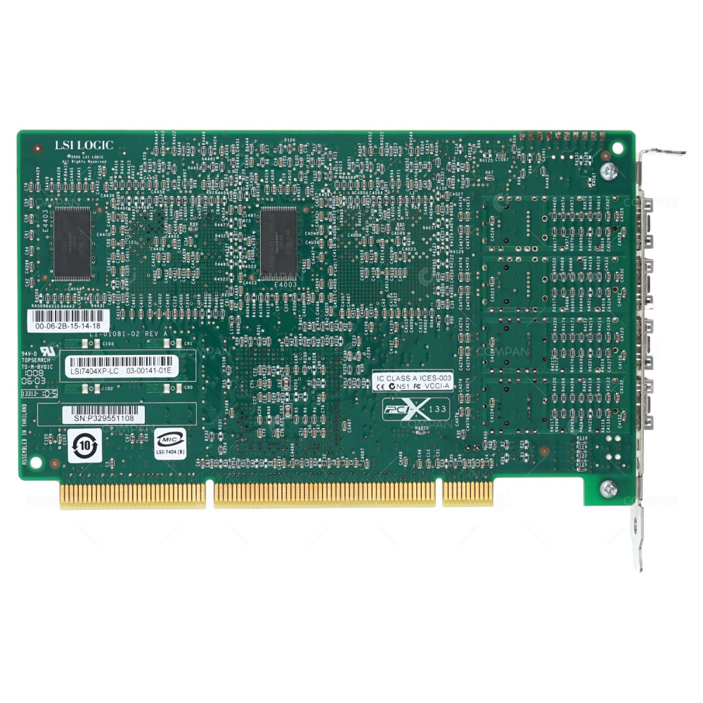 111-00286+A0 NETAPP LSI7404XP 4GB QUAD PORT OPTICAL PCI-X