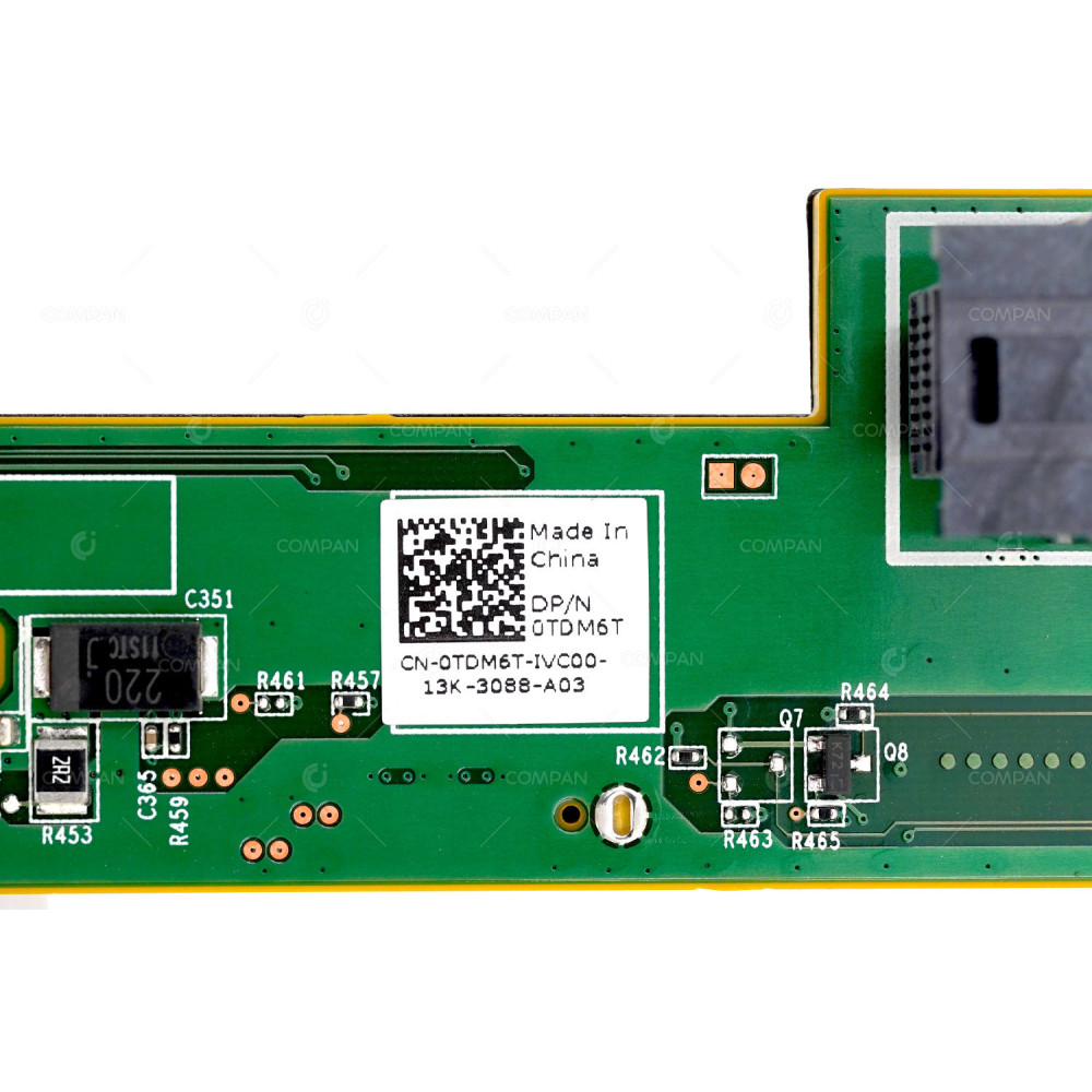 TDM6T  DELL 4-BAY SAS SATA 3.5" LFF HDD BACKPLANE FOR DELL POWEREDGE R440 R640