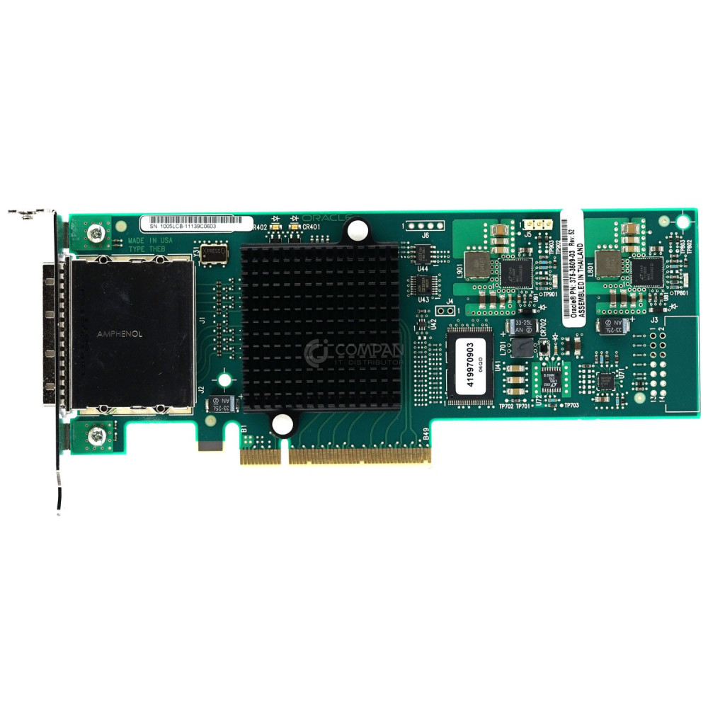 375-3609-03 LP SUN 8 PORT 6GB SAS-2 RAID ADAPTER LOW PROFILE