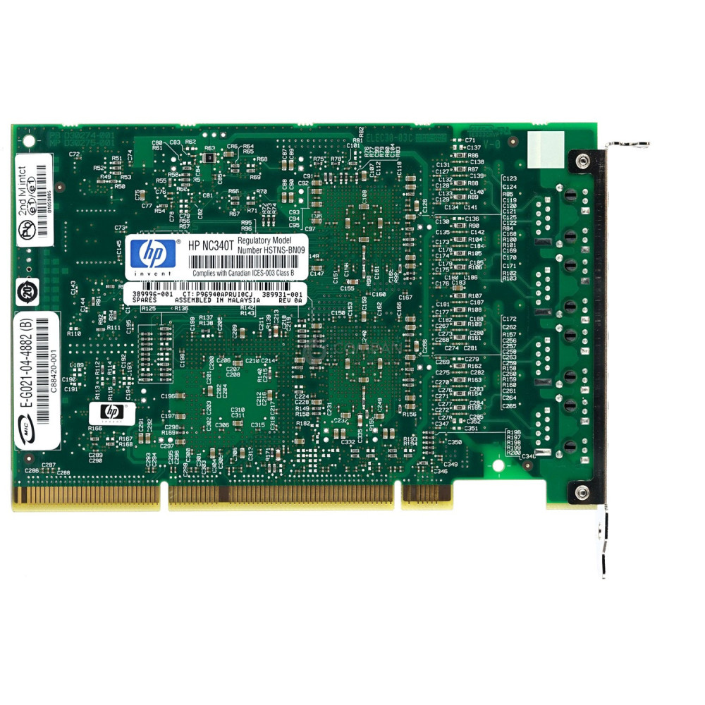 389996-001 HP NC340T 4-PORT GIGABIT ADAPTER PCI-X