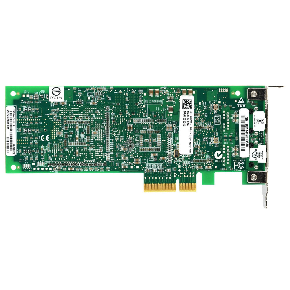 C9C50 LP DELL QLOGIC QLE4062C  1GB 2-PORT ADAPTER PCI-E LOW PROFILE