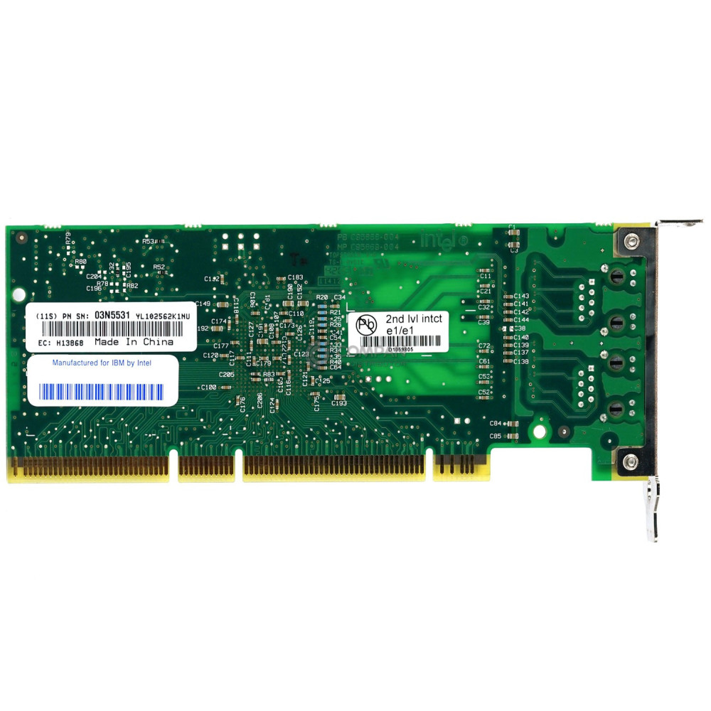 03N5531 LP IBM INTEL 1GB DUAL PORT 1GB BASE-TX  ETHERNET PCI-X ADAPTER LOW PROFILE