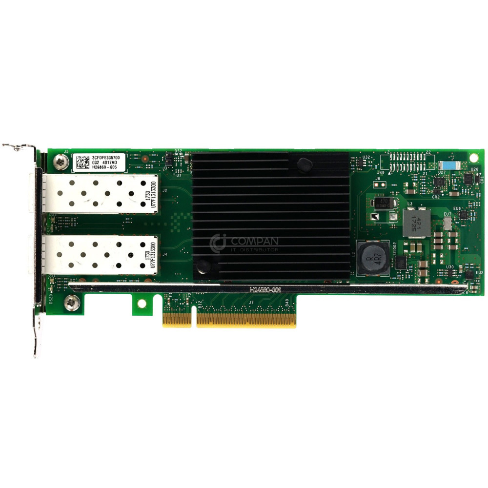 5N7Y5 LP DELL INTEL X710-DA2 10GB PCI-E DUAL PORT SFP+ NETWORK CARD LOW PROFILE
