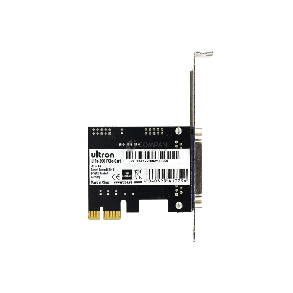 UIPE-200 ULTRON 41779 PARALLEL SERIAL ADAPTER PCI-E