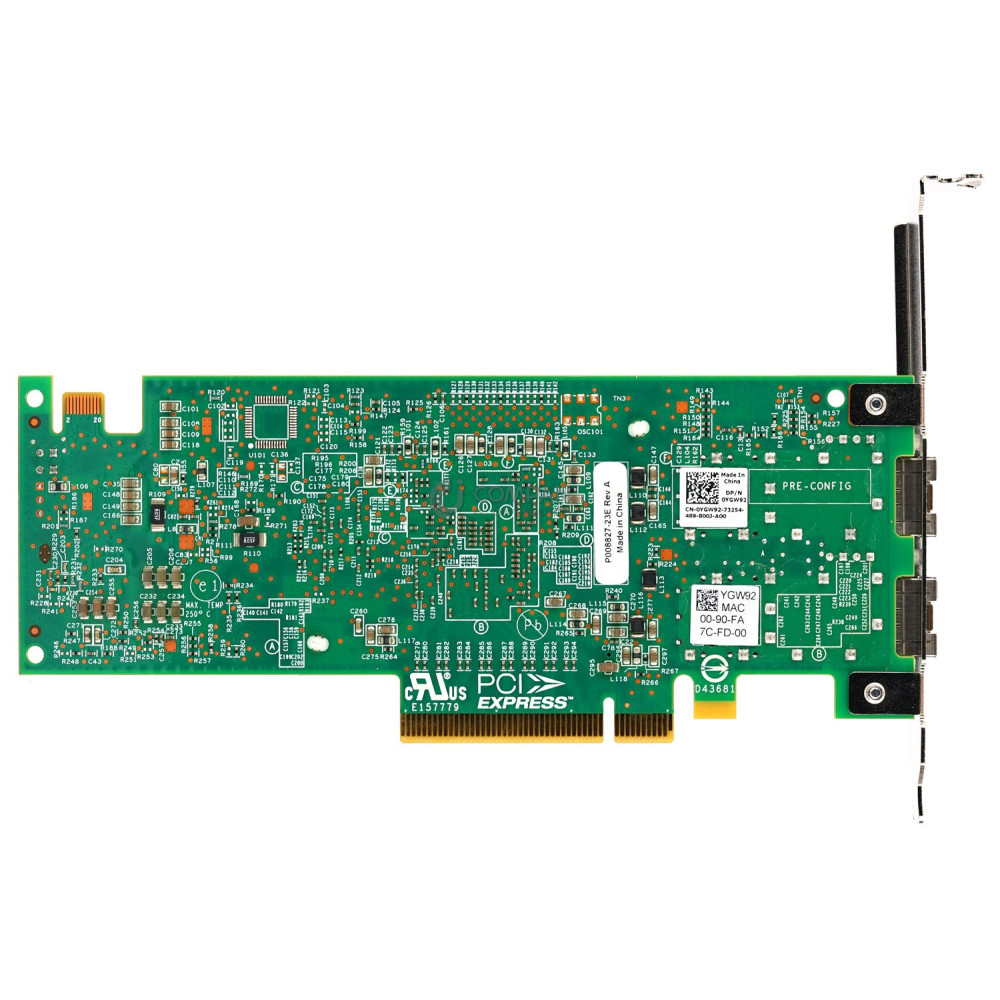 YGW92 DELL EMULEX 10GB DUAL PORT NETWORK ADAPTER CARD PCI-E