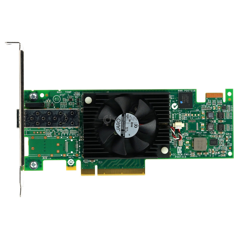 61M2K DELL EMULEX  SINGLE PORT LIGHTPULSE LPE16000 16GB PCIE ADAPTER