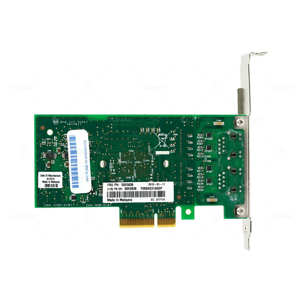 5767 IBM DUAL PORT INTEL 1GB ETHERNET LOW PROFILE ADAPTER FOR PSERIES POWER7