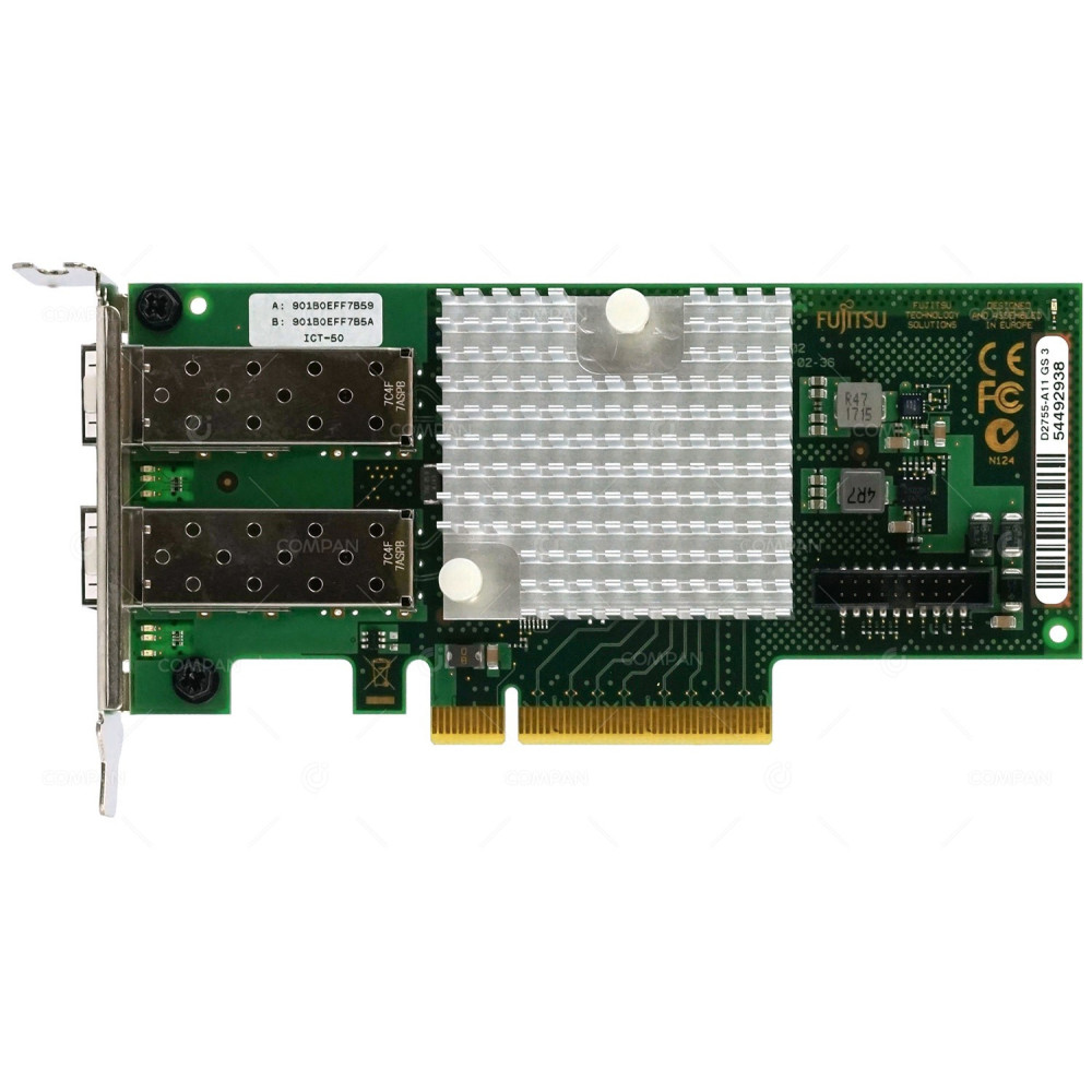D2755-A11 LP FUJITSU 10GB DUAL PORT ETHERNET ADAPTER LOW PROFILE