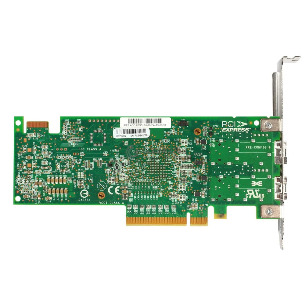 UCSC-PCIE-E16002 CISCO EMULEX LPE16002 16GB DUAL PORT FC HBA PCI-E