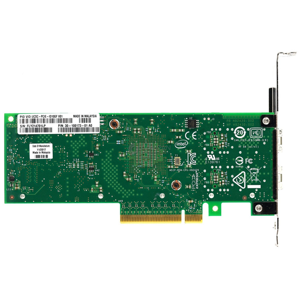 UCSC-PCIE-ID10GF CISCO INTEL X710-DA2 10GB DUAL PORT SFP+ NETWORK CARD PCI-E