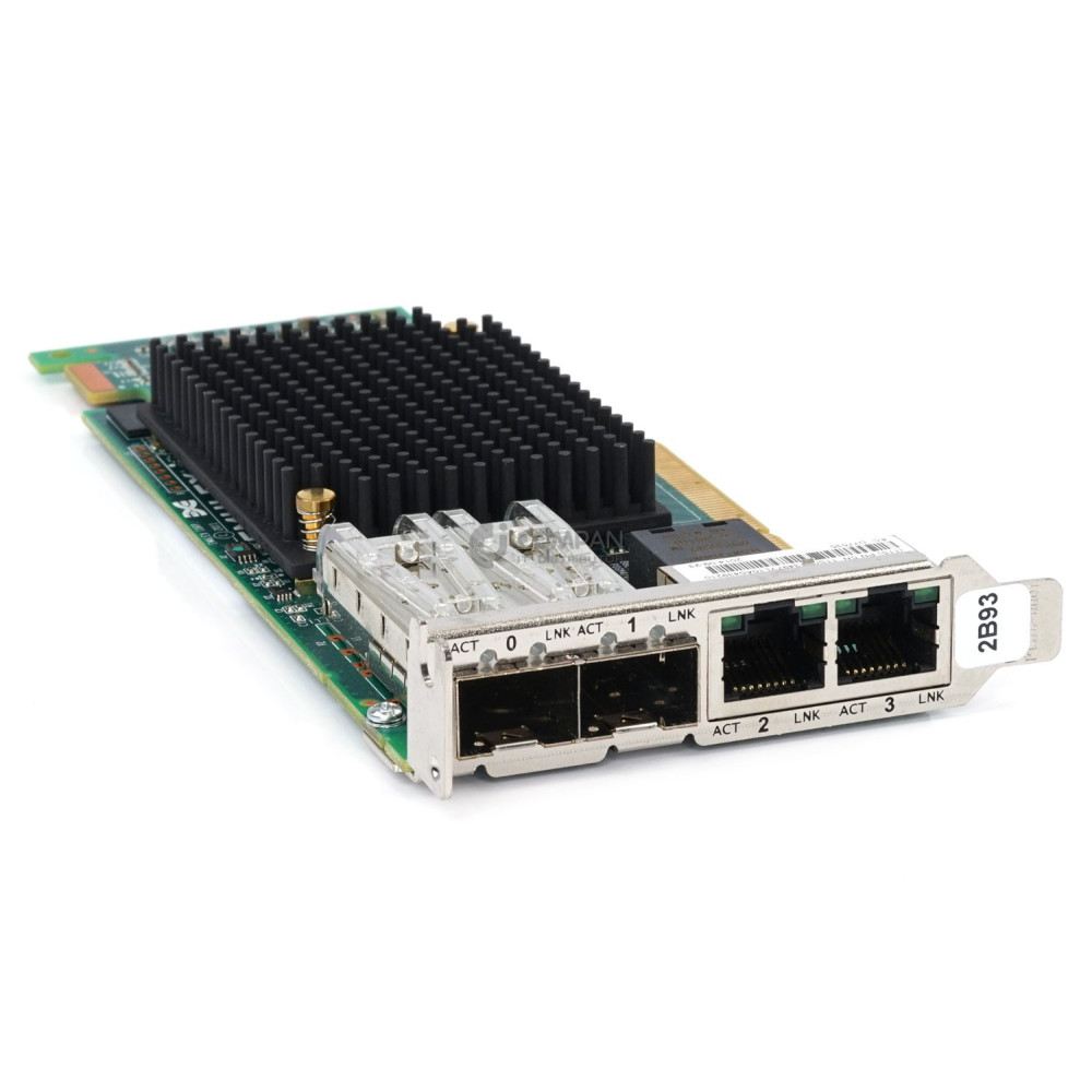2B93 LP IBM PCIE2 4-PORT 2X 10GB, 2X 1GB ADAPTER PSERIES POWER8 LOW PROFILE 00ND479 LP
