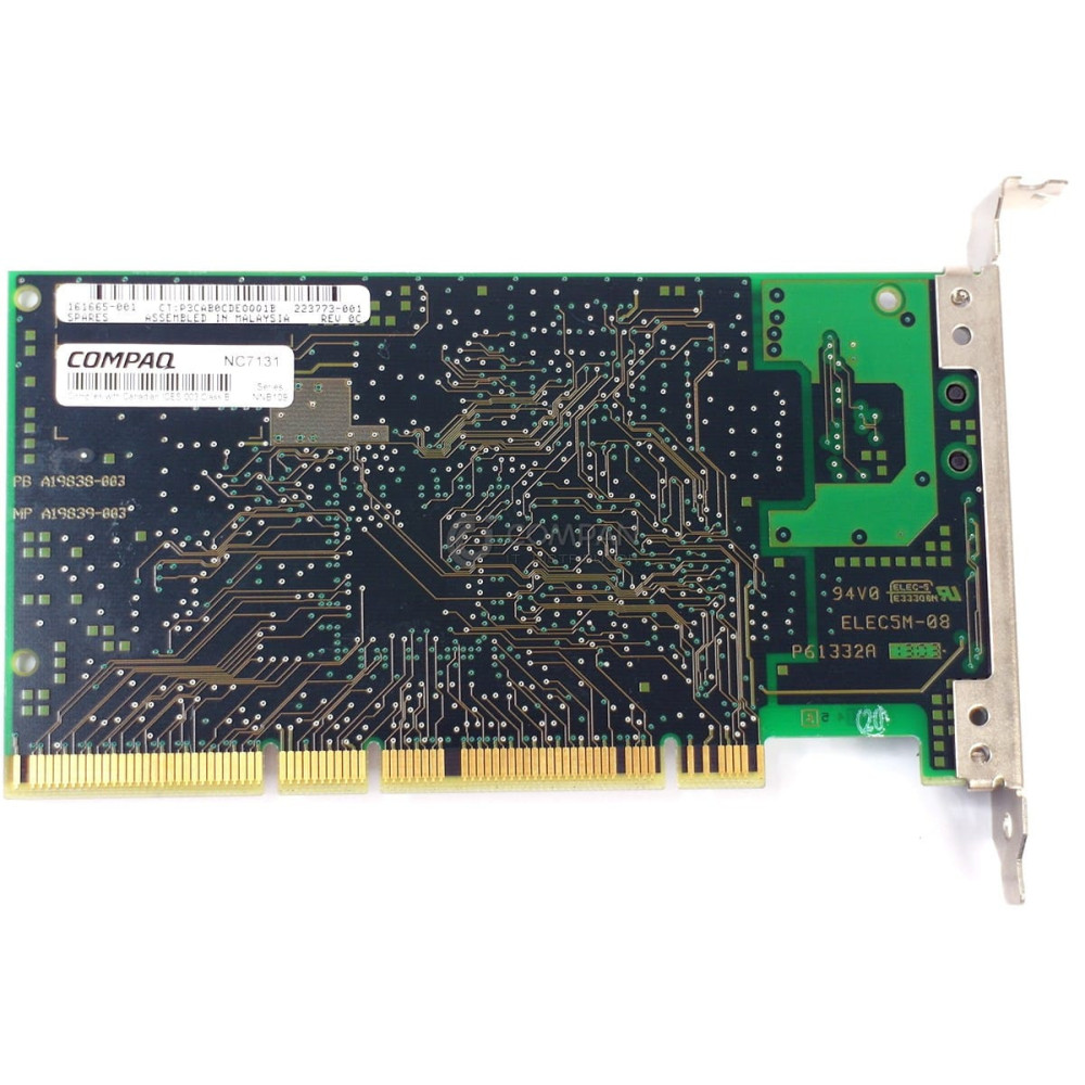 161665-001 HP NC7131 ADAPTER SINGLE PORT 100MB RJ-45 PCI-X