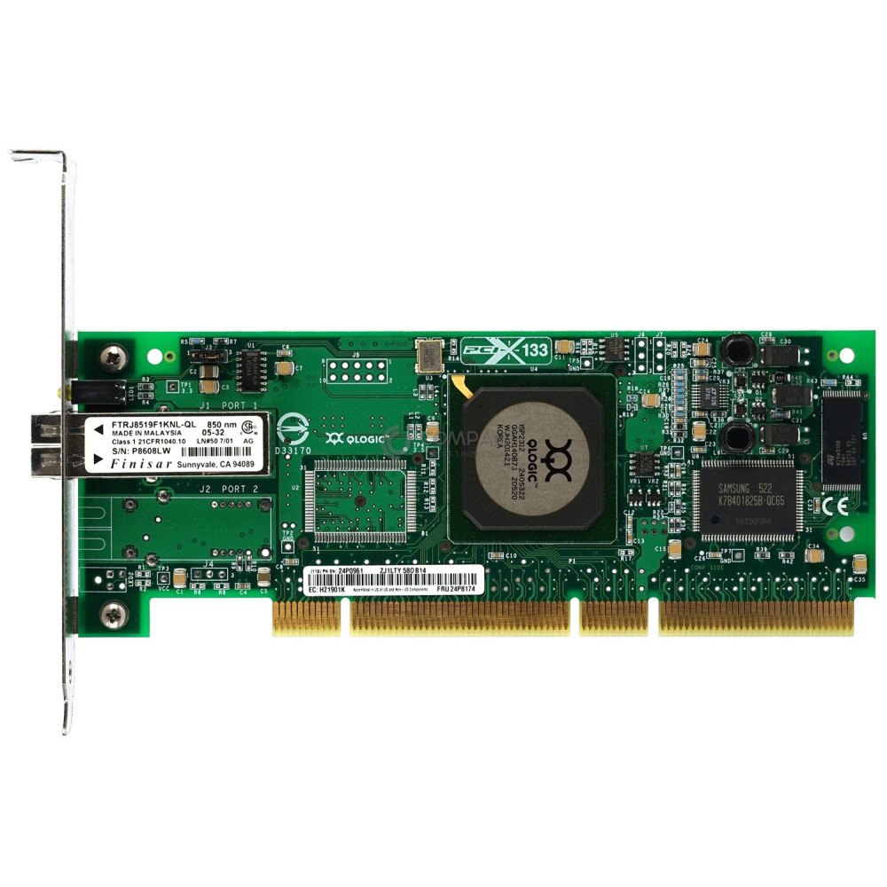 24P8174 IBM QLA2340 2GB 133 HBA BUS ADAPTER SINGLE PORT PCI-X FC