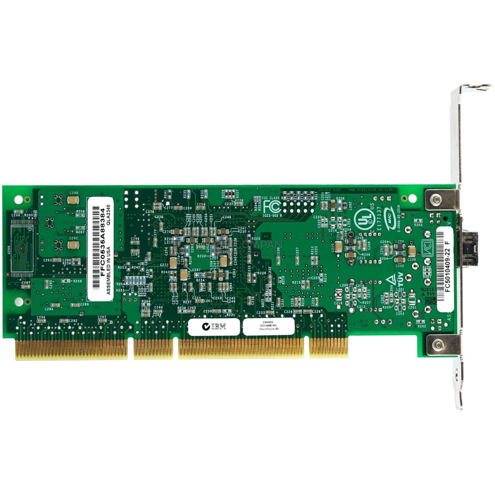 24P8174 IBM QLA2340 2GB 133 HBA BUS ADAPTER SINGLE PORT PCI-X FC