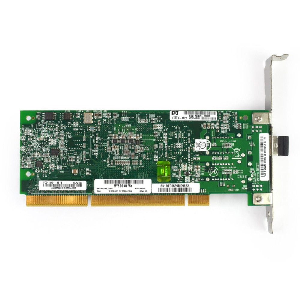 410986-001 HP QLA2460 4GB HBA FC SINGLE PORT PCI-X