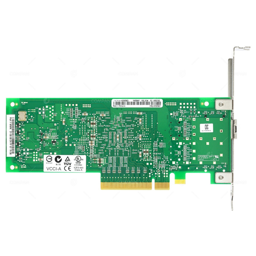 42D0507 IBM QLOGIC QLE2560 SINGLE PORT 8GB SFP+ FC ADAPTER