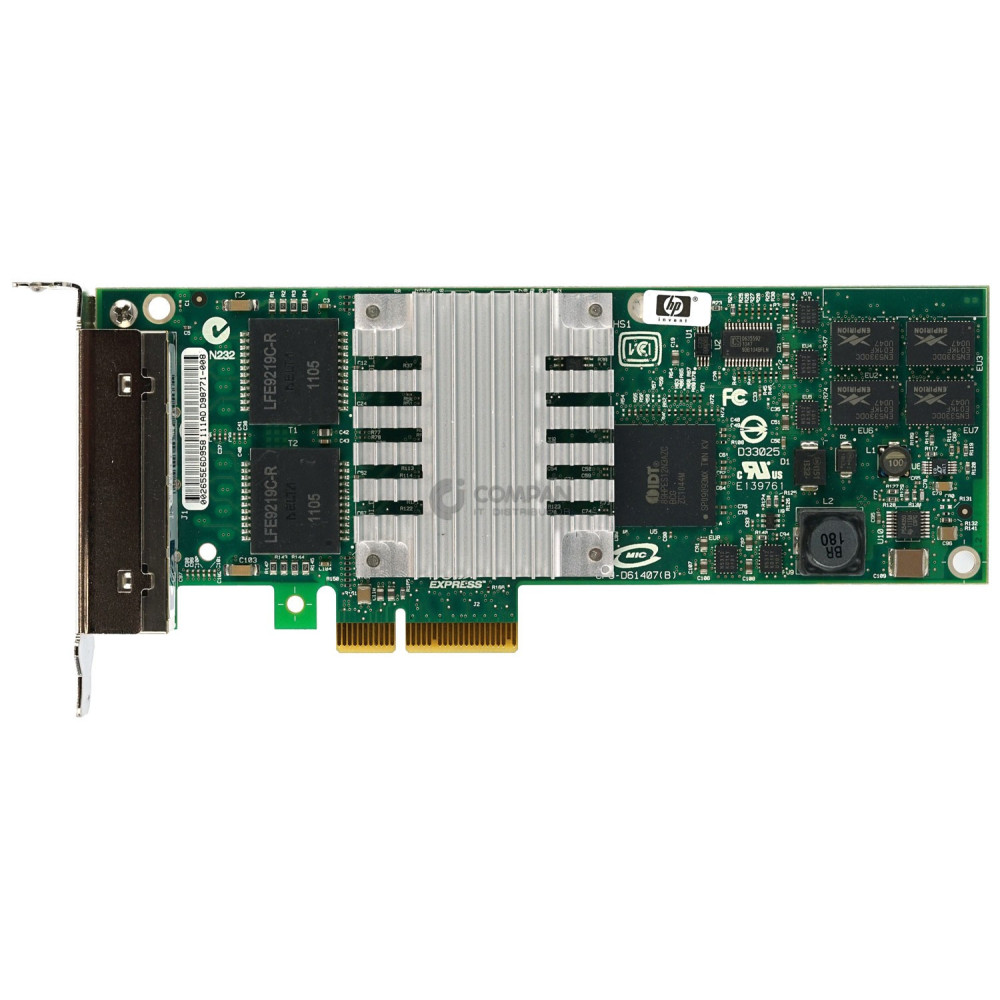 436431-001 LP HP NC364T QUAD PORT GIGABIT ETHERNET ADAPTER PCI-E