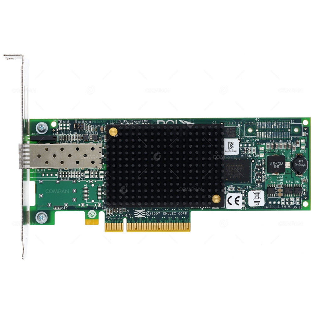 489192-001 HP 81E 8GB SINGLE PORT FC ADAPTER PCI-E FOR HP PROLIANT DL360P G8