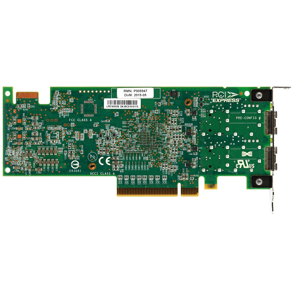 577F LP IBM PCIE 16GB 2-PORT FIBRE CHANNEL ADAPTER PSERIES POWER8 LOW PROFILE