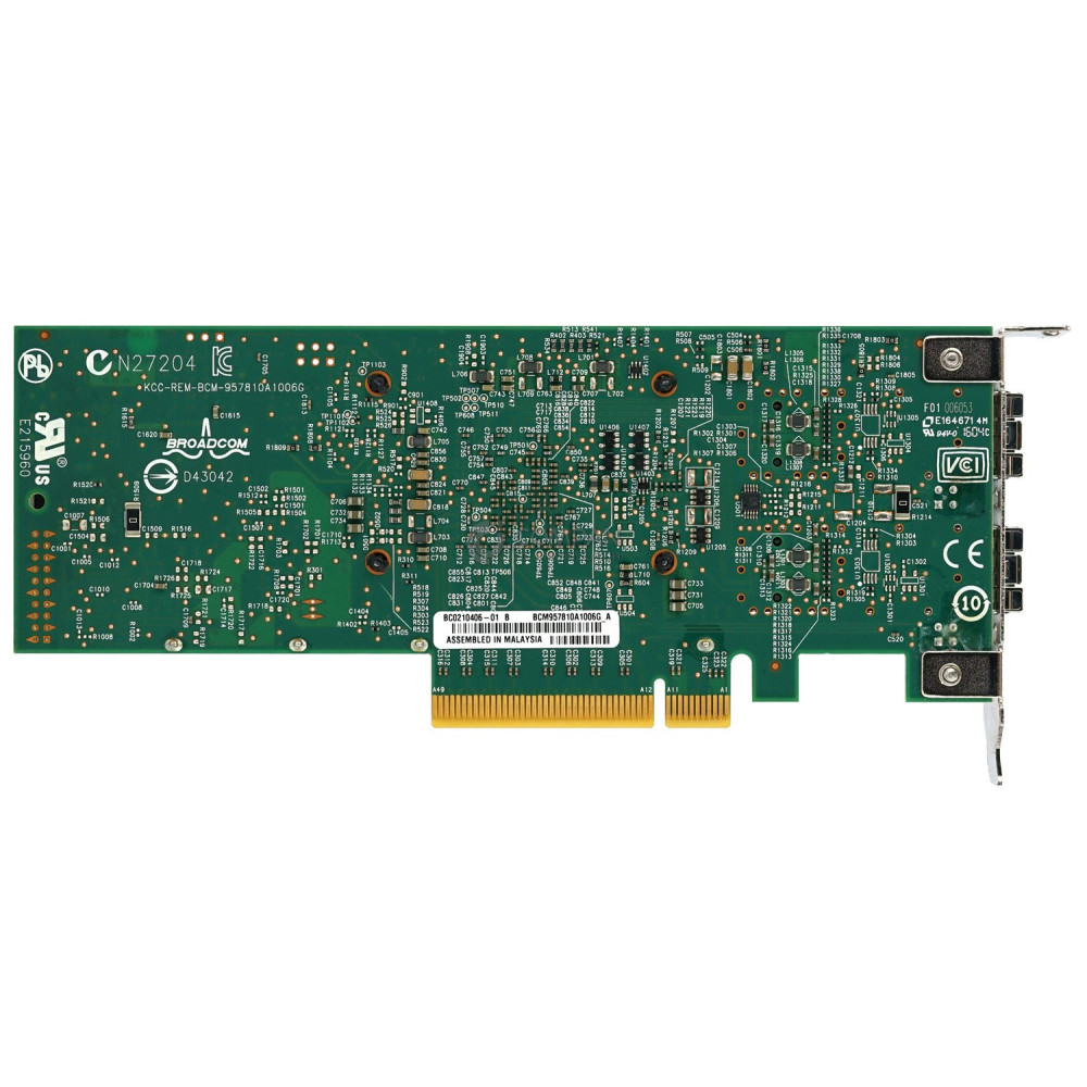 BC0210406-01 LP BROADCOM DUAL PORT 10GB SFP+ PCI-E2 ADAPTER LOW PROFILE