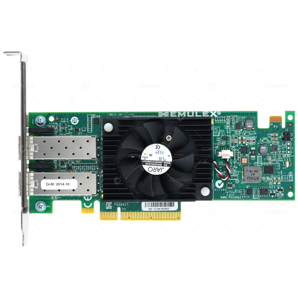 CG7YT DELL EMULEX DUAL PT 10GB SFP+ PCI-E ADAPTER