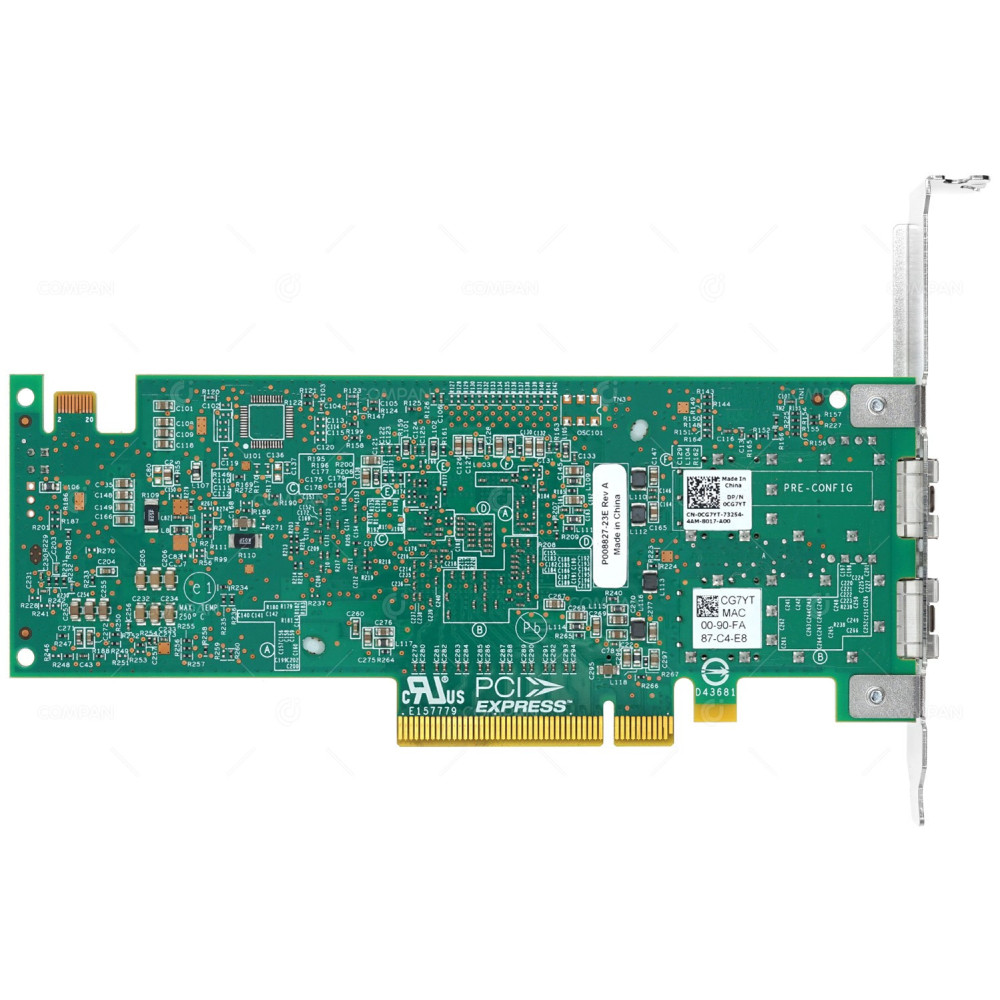 CG7YT DELL EMULEX DUAL PORT 10GB SFP+ PCI-E NETWORK ADAPTER