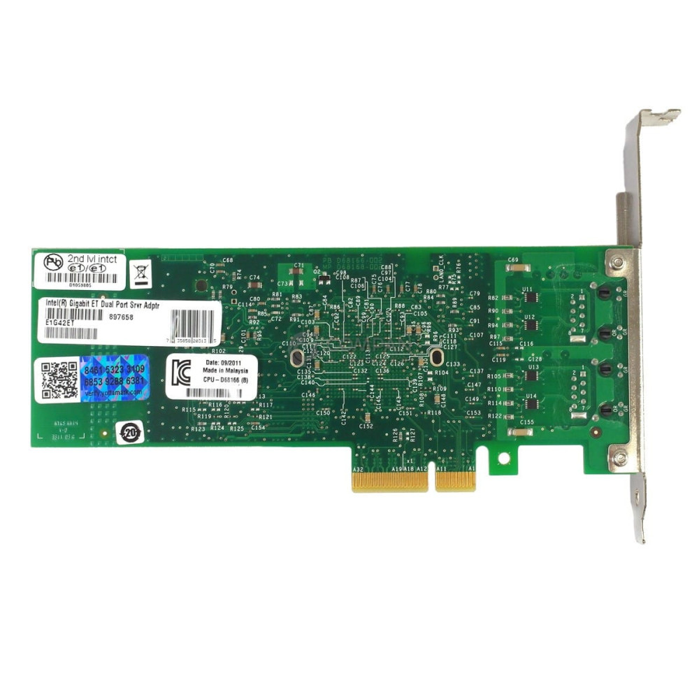 E43709-006 INTEL DUAL PORT GIGABIT ET PCI-E ADAPTER