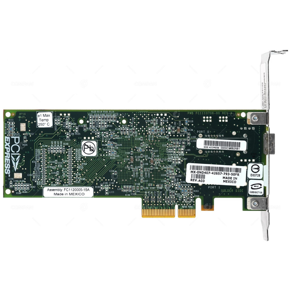 ND407 DELL EMULEX 4GB PCI-E SINGLE PORT FIBRE LPE1150-E
