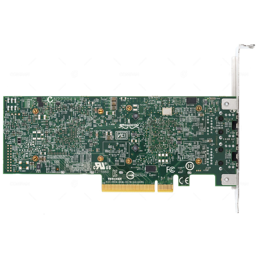 W1GCR DELL BROADCOM 57810S 10GB DUAL PORT RJ45 ADAPTER