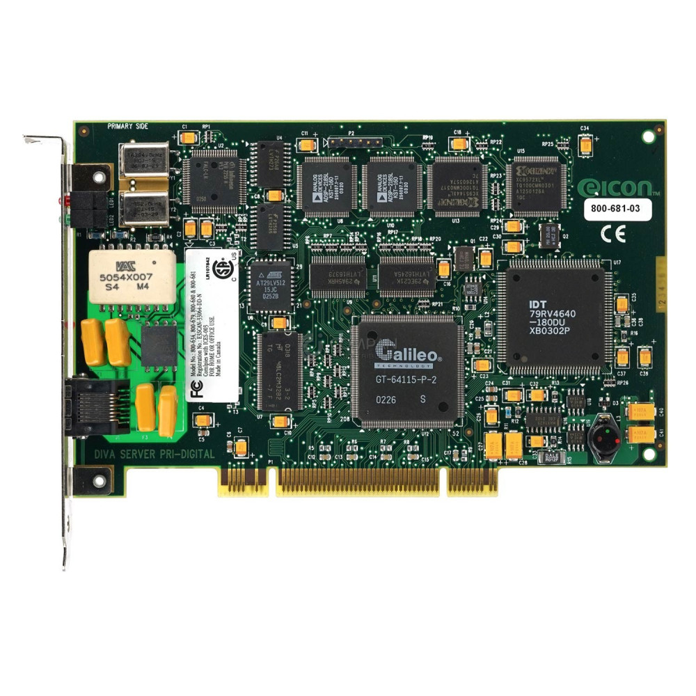 800-681-03 EICON DIVA SERVER PRI DIGITAL ADAPTER