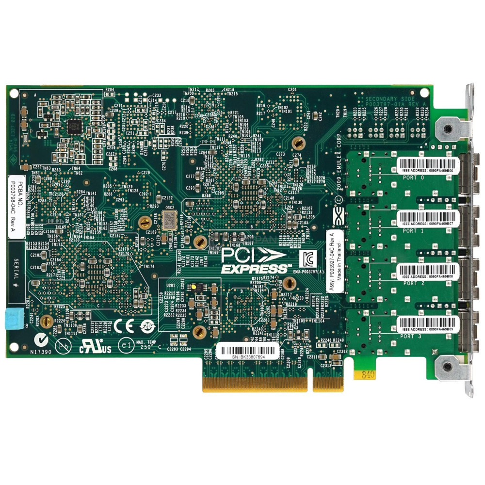 QR486A HP 3PAR STORESERV 7000 4-PORT 8GB/SEC FIBRE CHANNEL ADAPTER