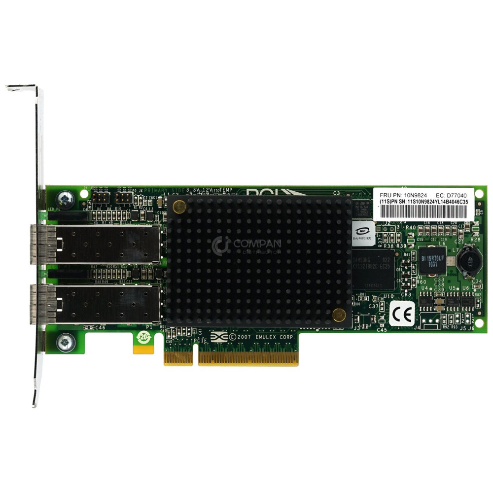 577D IBM EMULEX LPE12002 DUAL PORT 8GB FC ADAPTER PCI-E PSERIES POWER7