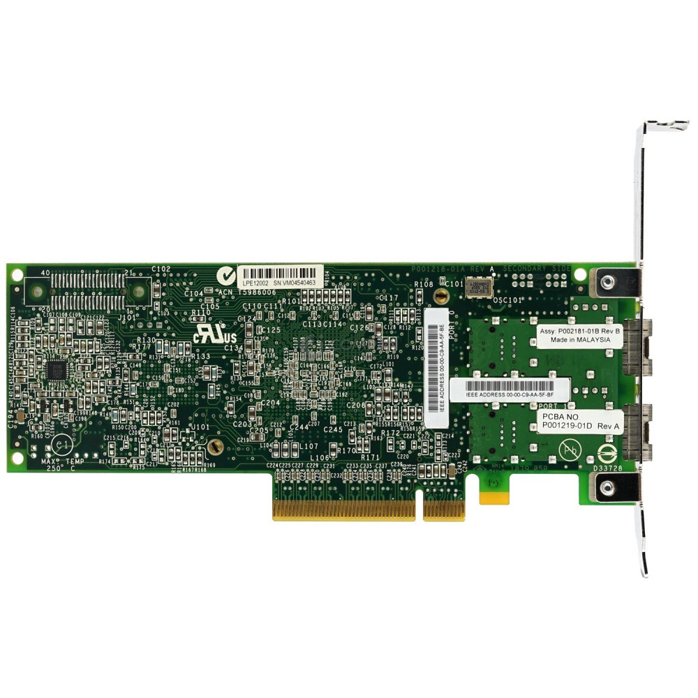 577D IBM EMULEX LPE12002 DUAL PORT 8GB FC ADAPTER PCI-E FOR PSERIES POWER7