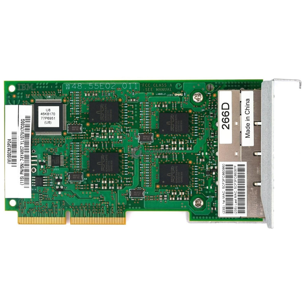266D LP IBM 1GB QUAD PORT IVE/HEA DAUGHTER CARD FOR PSERIES LOW PROFILE