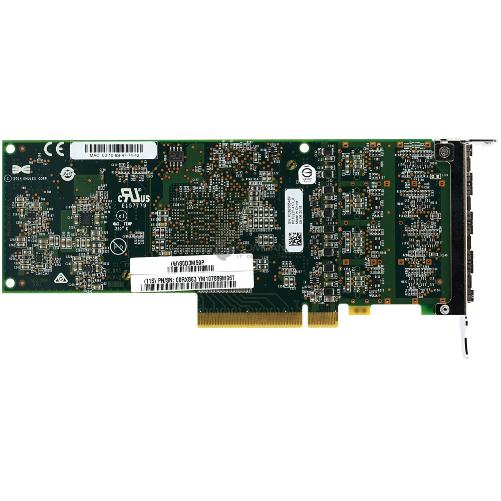 2CE3 LP IBM PCIE3 4-PORT 10GB SFP+ SR ADAPTER FOR PSERIES POWER8 LOW PROFILE