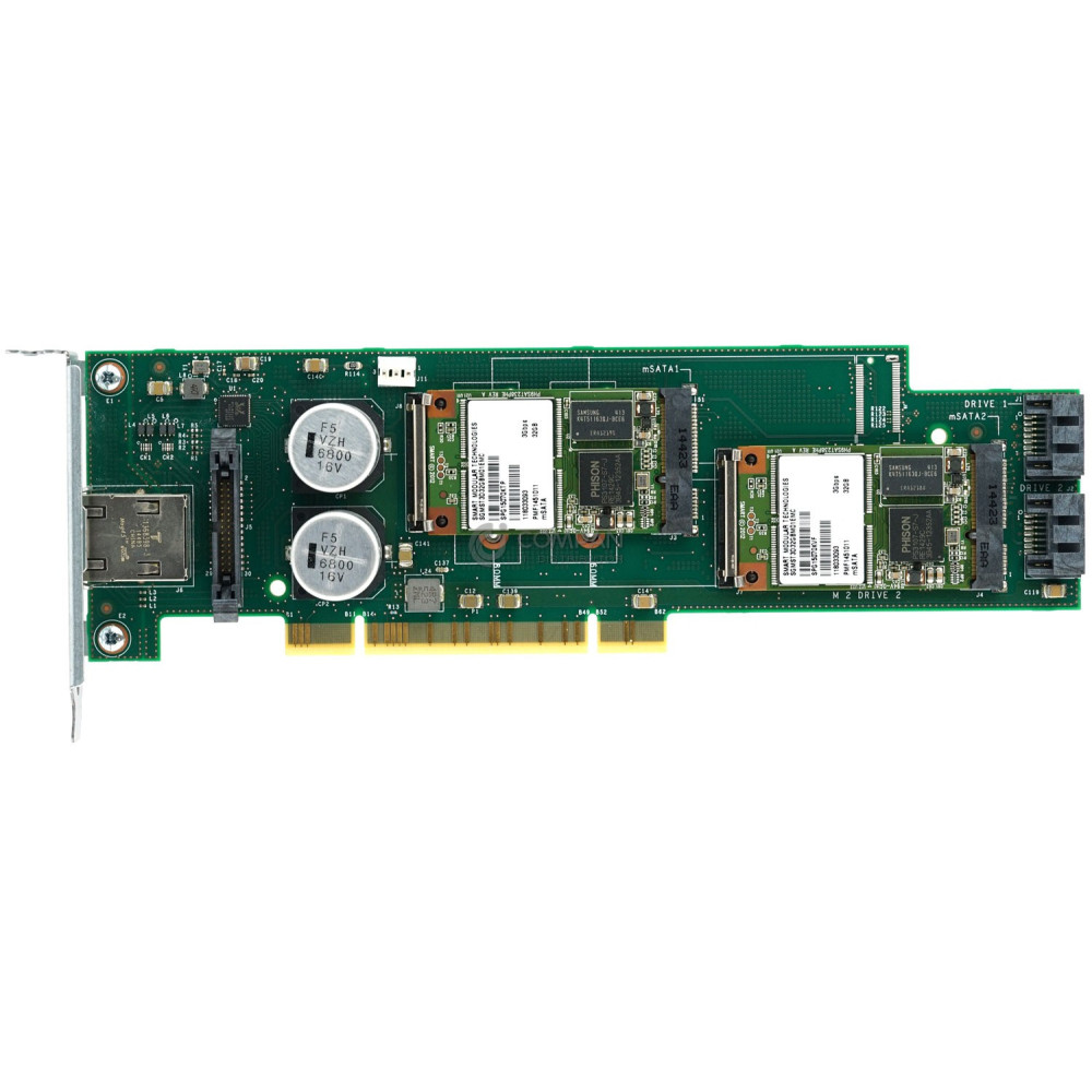 303-383-000A-01 EMC MSATA CARRIER WITH 2X 32GB DRIVES FOR ISILION HD400