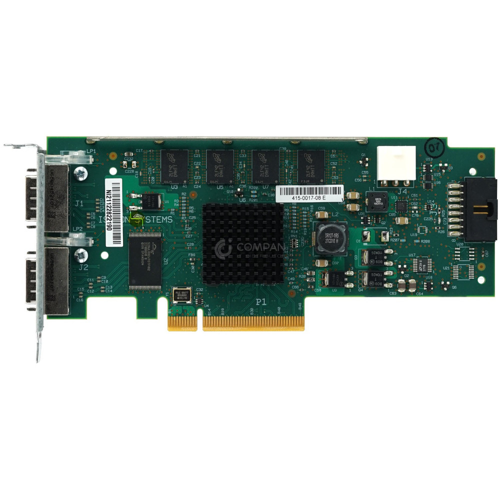415-0017-08 EMC DUAL PORT INFINIBAND PCI-E ADAPTER FOR ISILON SYSTEMS LOW PROFILE
