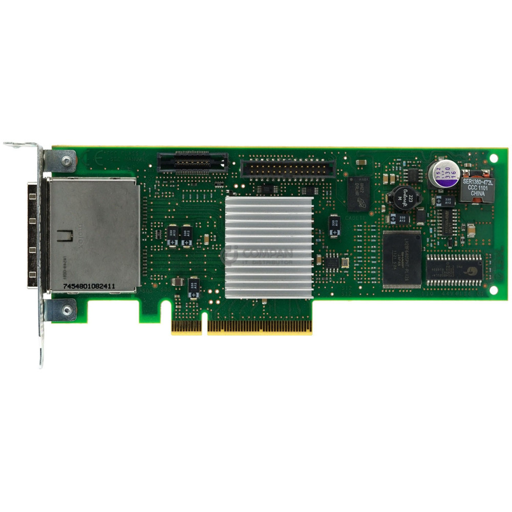 57B3 LP IBM SAS 3GB 2-PORT PCIE X8 DISK/TAPE ADAPTER FOR PSERIES POWER8 POWER7 LOW PROFILE