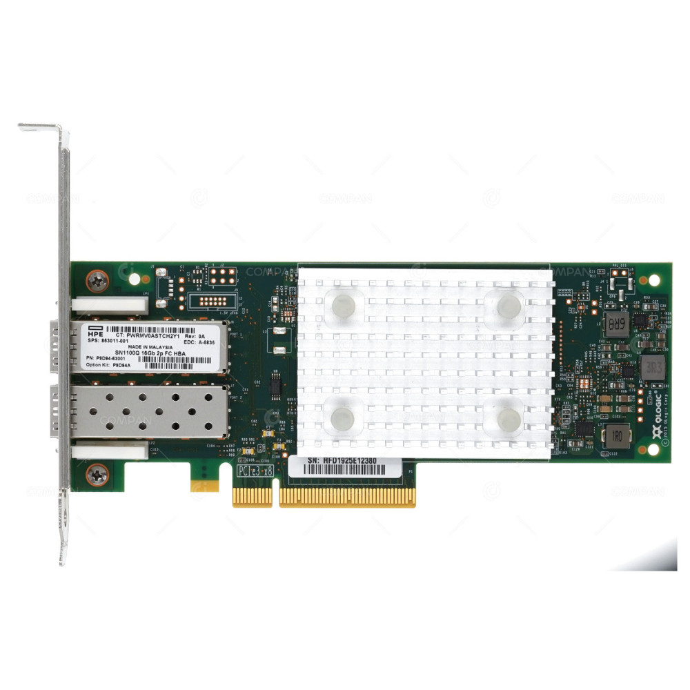 853011-001 HP QLE2692-HP SN1100Q 16GB DUAL PORT FC HBA PCI-E ADAPTER