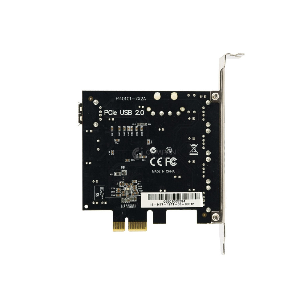 PI40101-7X2A NEC 4+1 PORTS USB 2.0 EXTERNAL PCIE CARD