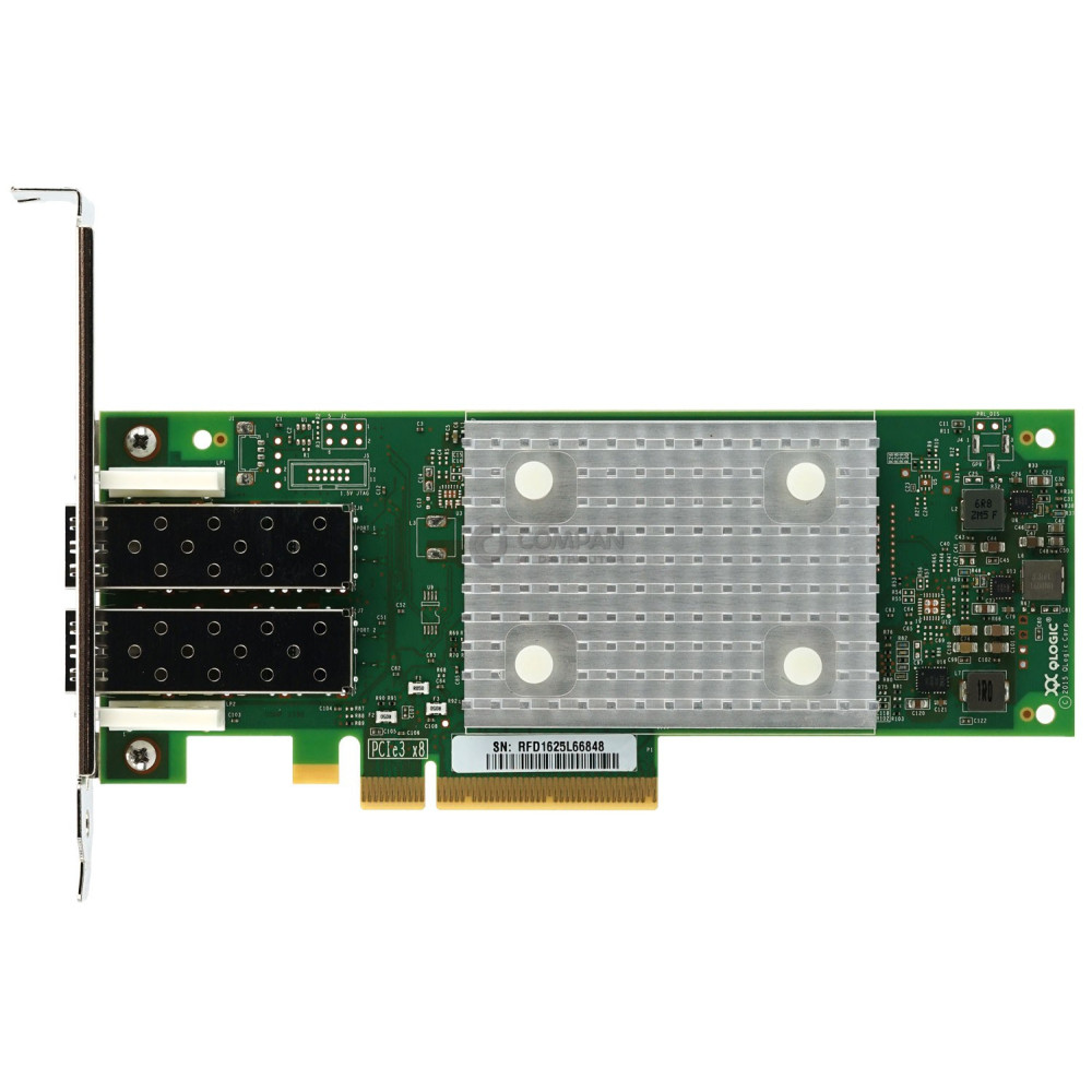 T3TK5 DELL QLE2742L-DEL 32GB DUAL PORT SFP+ PCIE FIBRE CHANNEL ADAPTER 0T3TK5, BK3210407-29, QLE2742-DEL