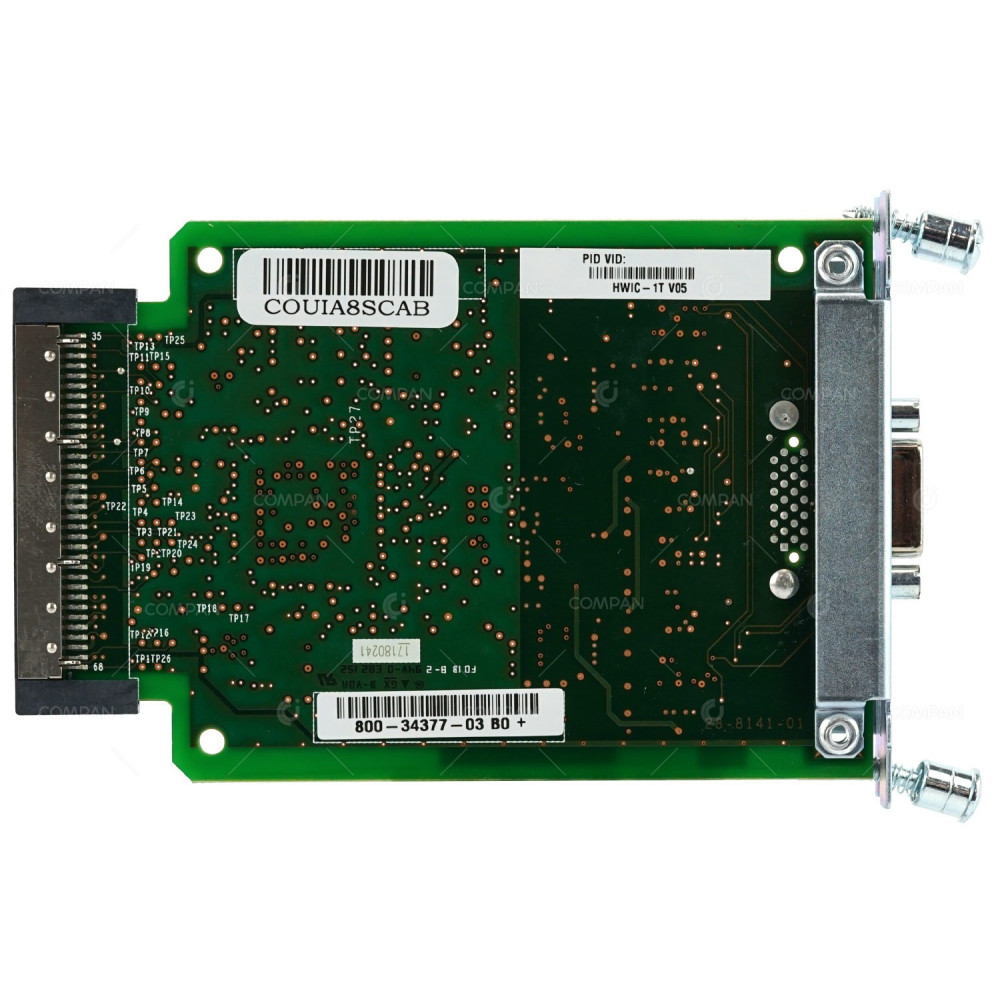 HWIC-1T CISCO 1-PORT HIGH SPEED SERIAL ROUTER WAN INTERFACE CARD HWIC-1T V05, 800-34377-03, 73-13315-03