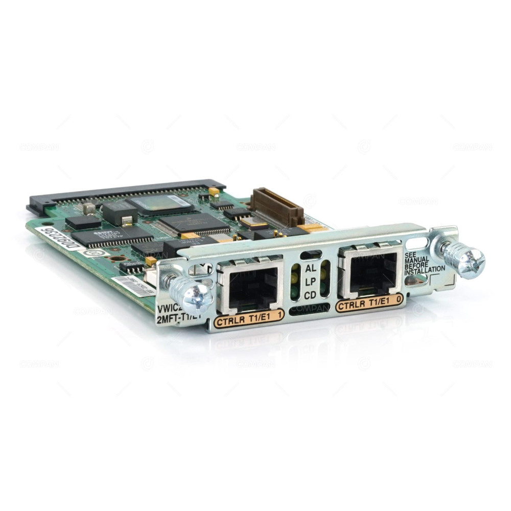 VWIC2-2MFT-T1-E1 / CISCO DUAL PORT MULTIFLEX TRUNK VOICE WAM INTERFACE CARD