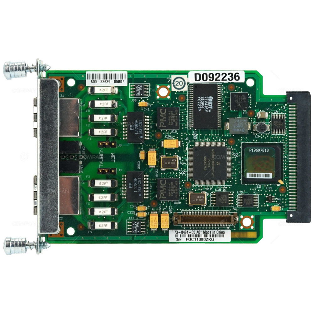 VWIC2-2MFT-T1-E1 / CISCO DUAL PORT MULTIFLEX TRUNK VOICE WAM INTERFACE CARD