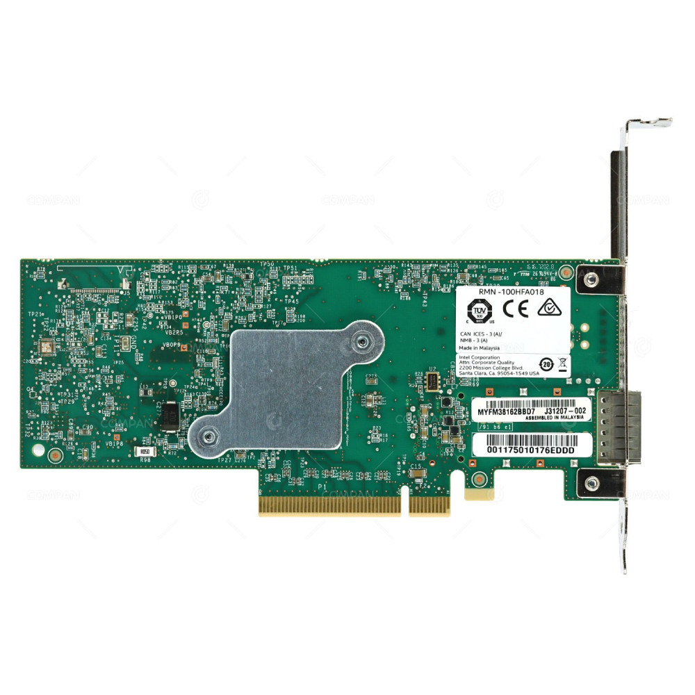 00WE025 LENOVO NIC SINGLE PORT 100GB QSFP28 PCI-E 3.0 X8 HFA INTEL OPA 100 ADAPTER FOR X3550 X3650 LENOVO THINKSYSTEMS 00WE024, RMN-100HFA018, J31207-003,