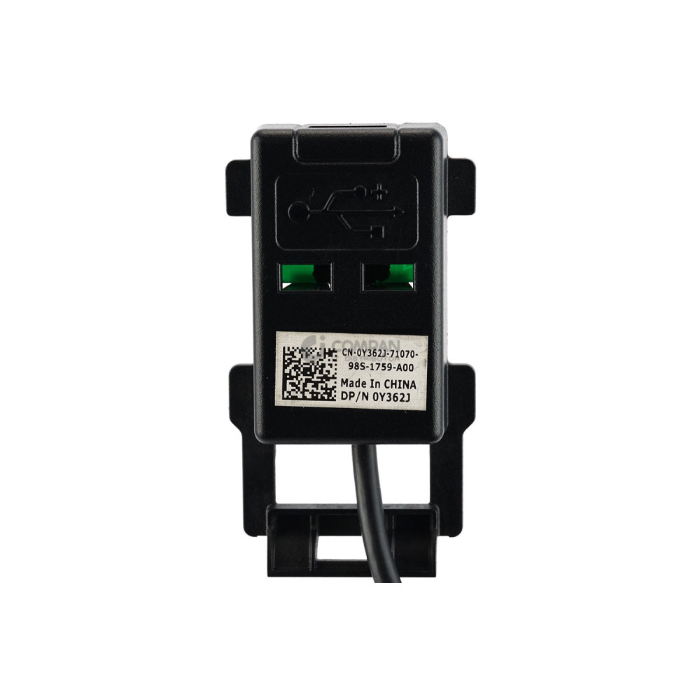 CY254 DELL USB 2.0 PORT BOARD WITH CABLE AND BRACKET FOR POWEREDGE T610 0CY254, Y362J